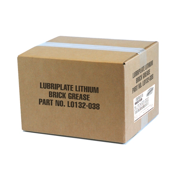 Lubriplate Lithium Brick Grease, 4/12 Lb, General Purpose Block Grease L0132-038 - main